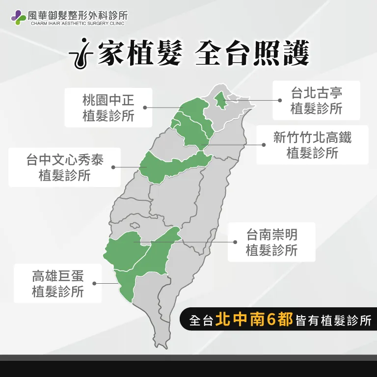 全台6據點服務-新竹植髮推薦