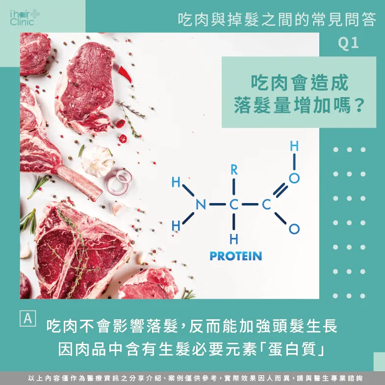 吃肉會掉髮嗎-吃肉 掉髮-頭髮 吃肉