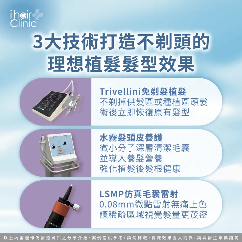 3大技術打造理想髮型-植髮後髮型