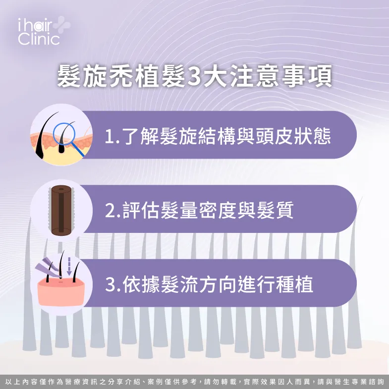髮旋禿植髮3點注意事項一次提醒-植髮 髮旋