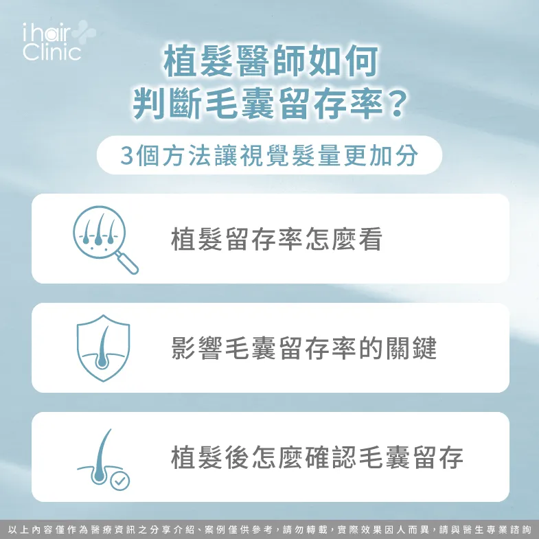 植髮毛囊留存率怎麼評估?關鍵重點一次了解 植髮毛囊留存率-植髮醫師如何判斷毛囊留存率