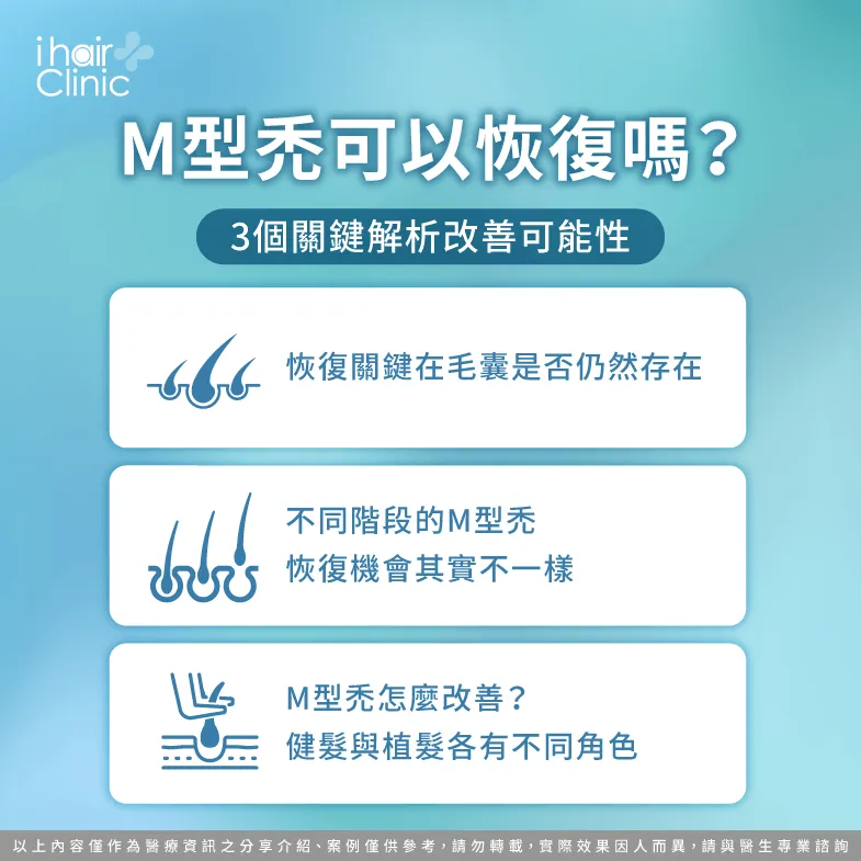 M型禿可以恢復嗎?毛囊狀況與改善關鍵解析 M型禿恢復-M型禿可以恢復嗎