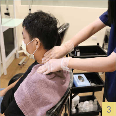 醫療光健髮步驟-醫療光健髮課程-台中頭皮照光